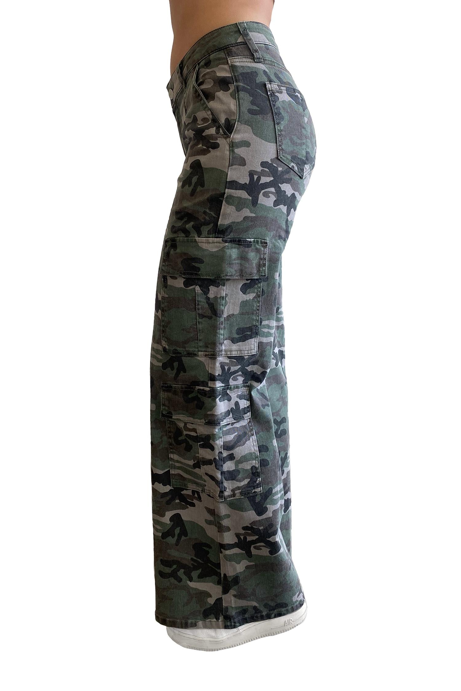Prosperity Denim - Gina Straight Camo Cargo Pants