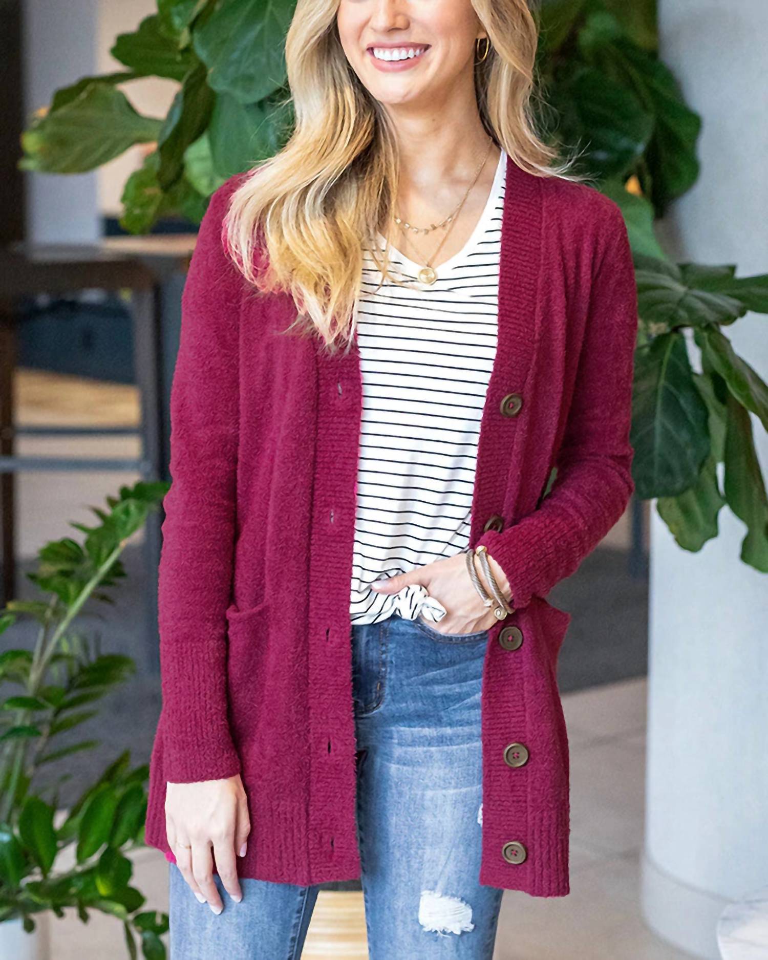 Grace And Lace - Bambü Button Cardigan