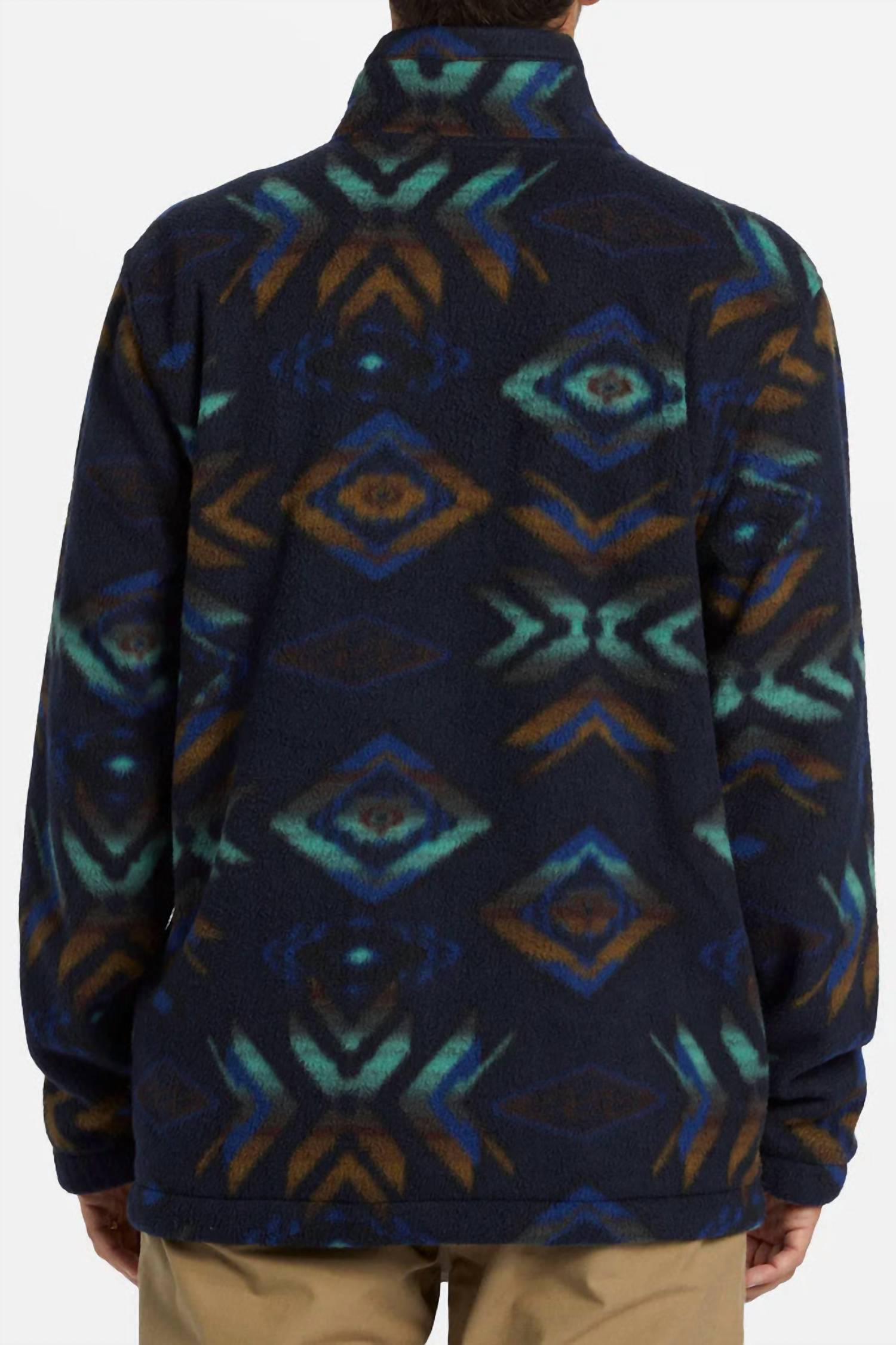 Billabong - Boundary Mock Neck Half Zip Fleece Sweatshirt