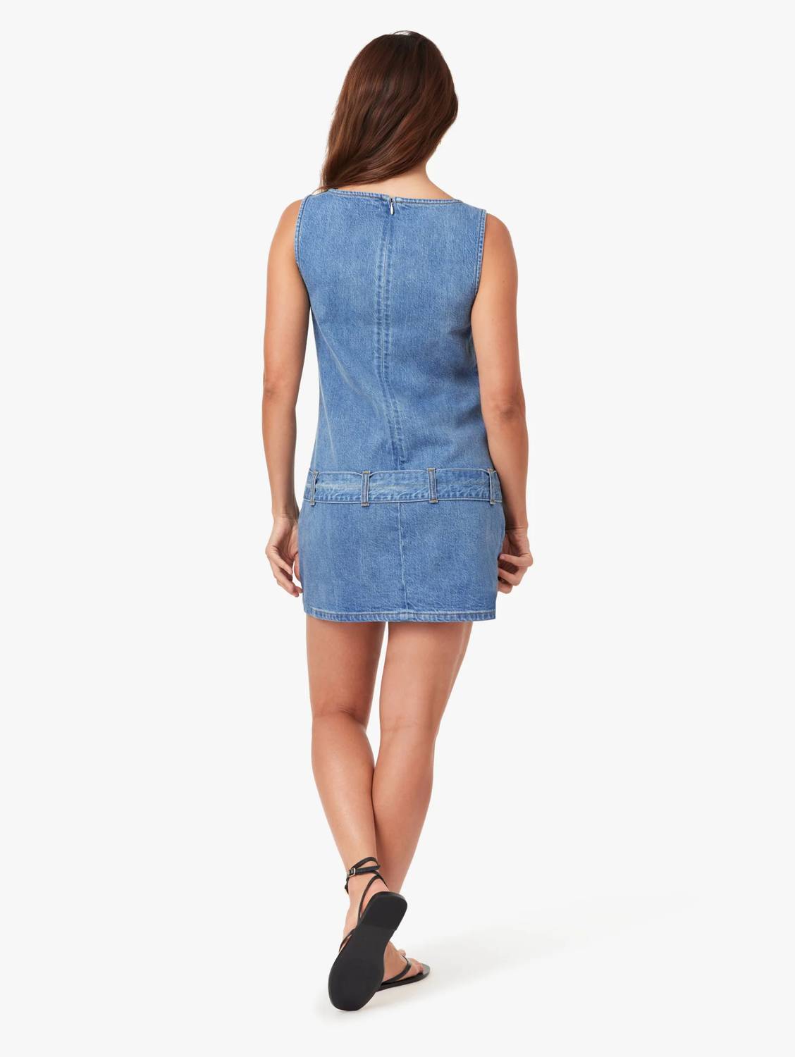 Habitual - Sleeveless Belted Mini Dress
