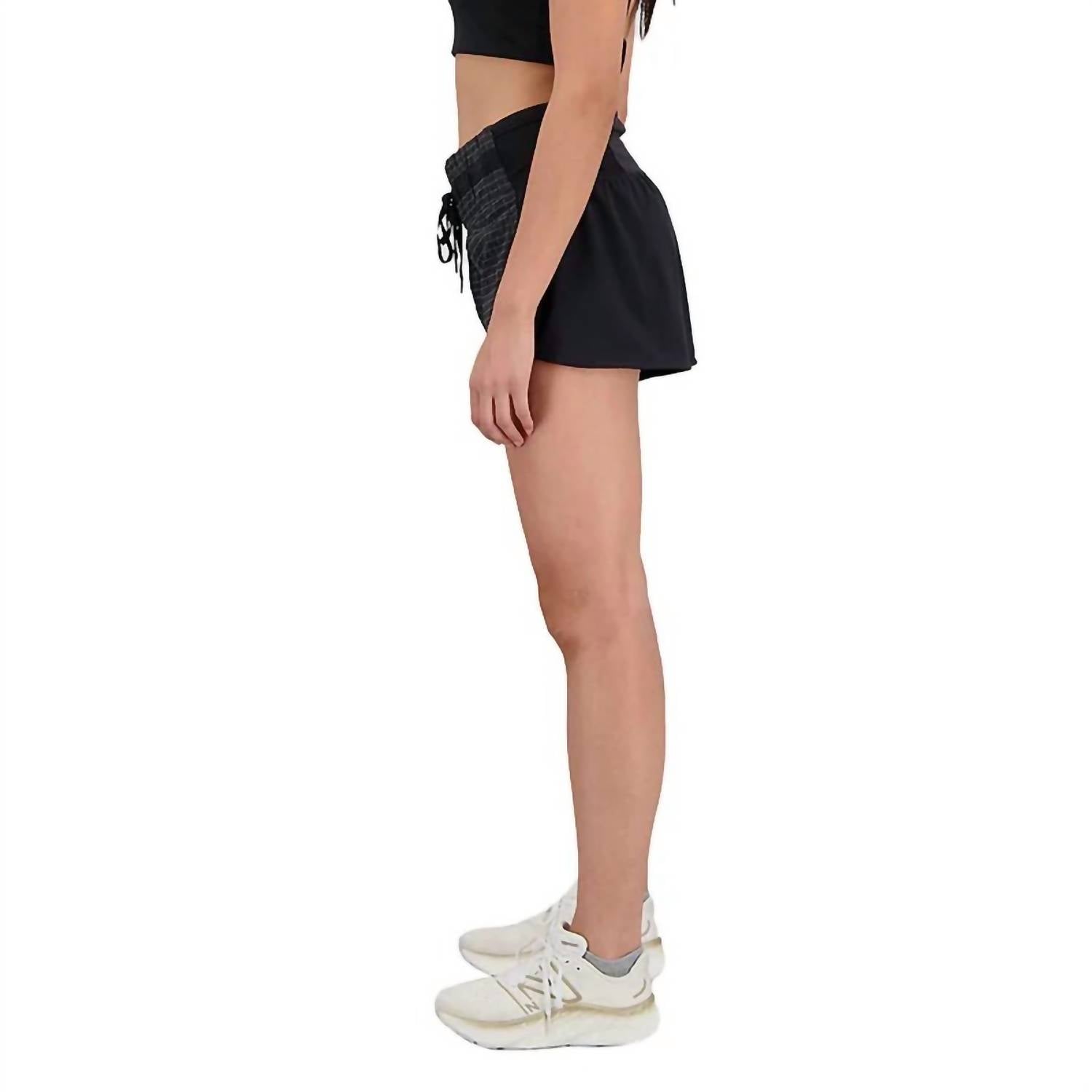 New Balance Impact Run Short in black - women's shorts - detail view