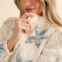 &Merci - Floral Quilted Patchwork Jacket