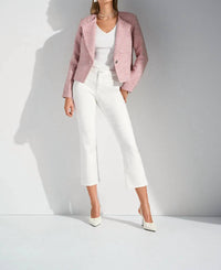 Joseph Ribkoff - Bouclé Woven Boxy Blazer