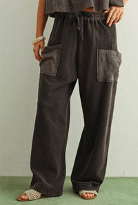 Miou Muse - Striped Wide Leg Pants