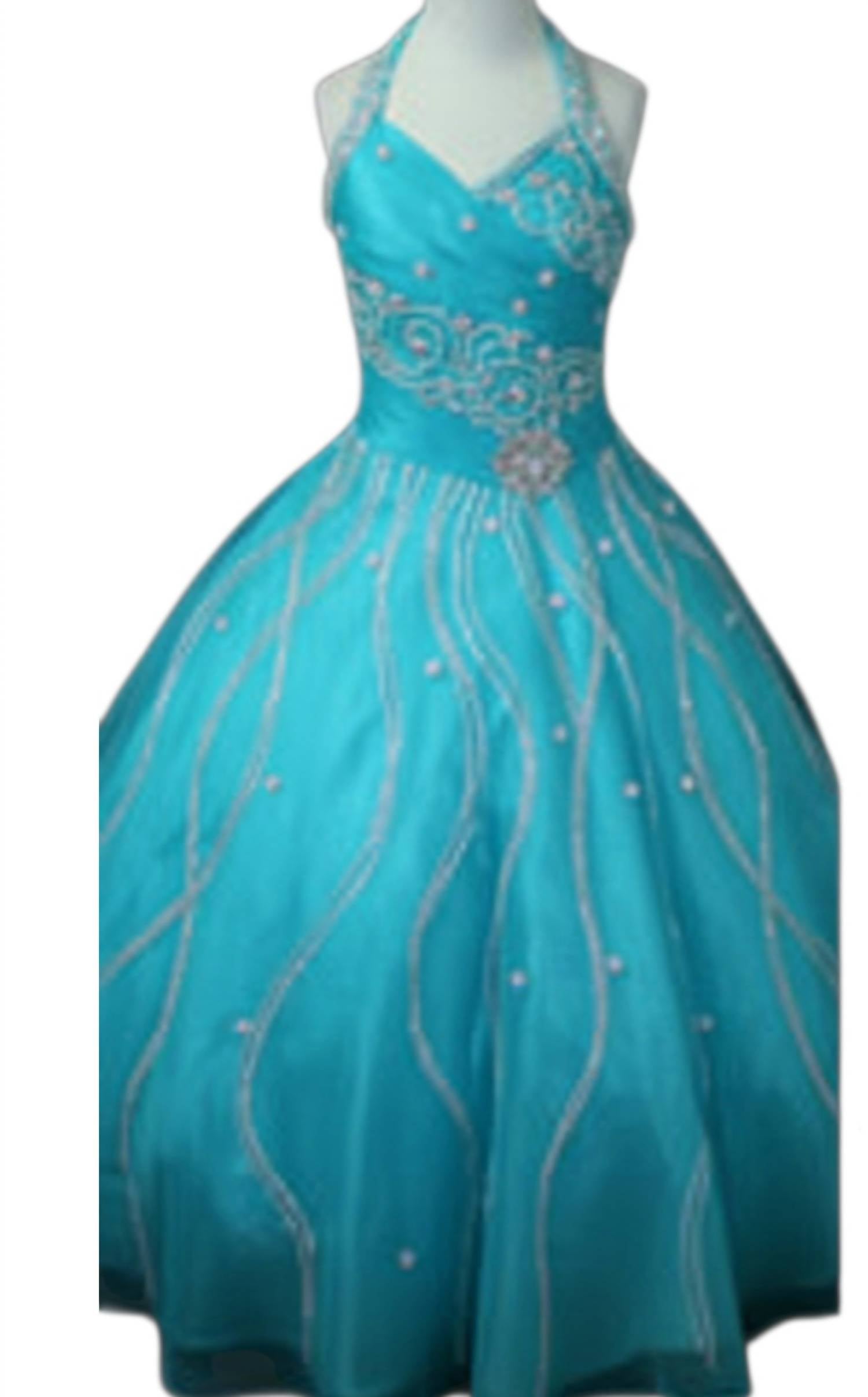 Little Rosie - Girl's Fit And Flare Maxi Dress