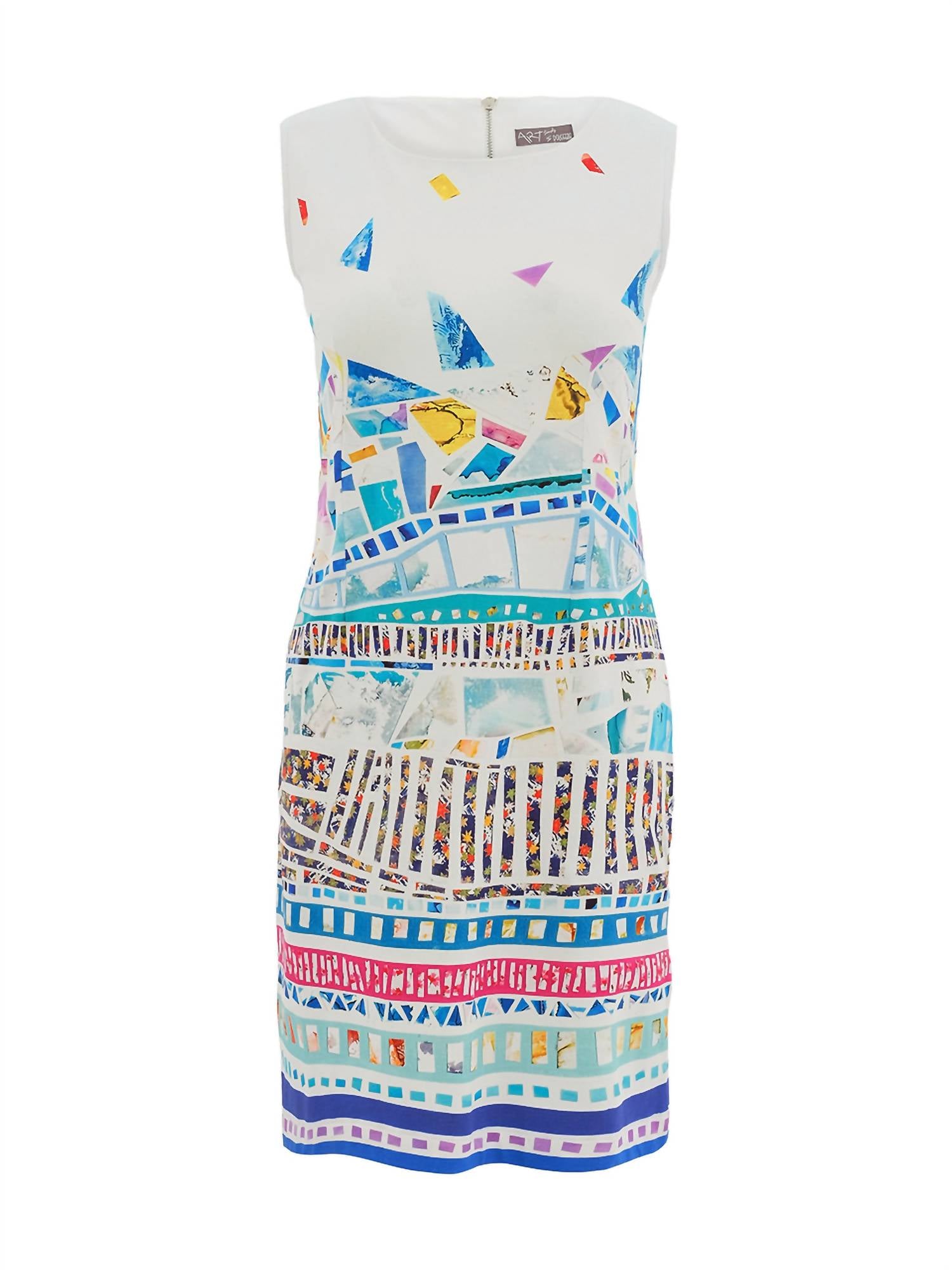 Dolcezza - Women's Print Sleeveless Dress