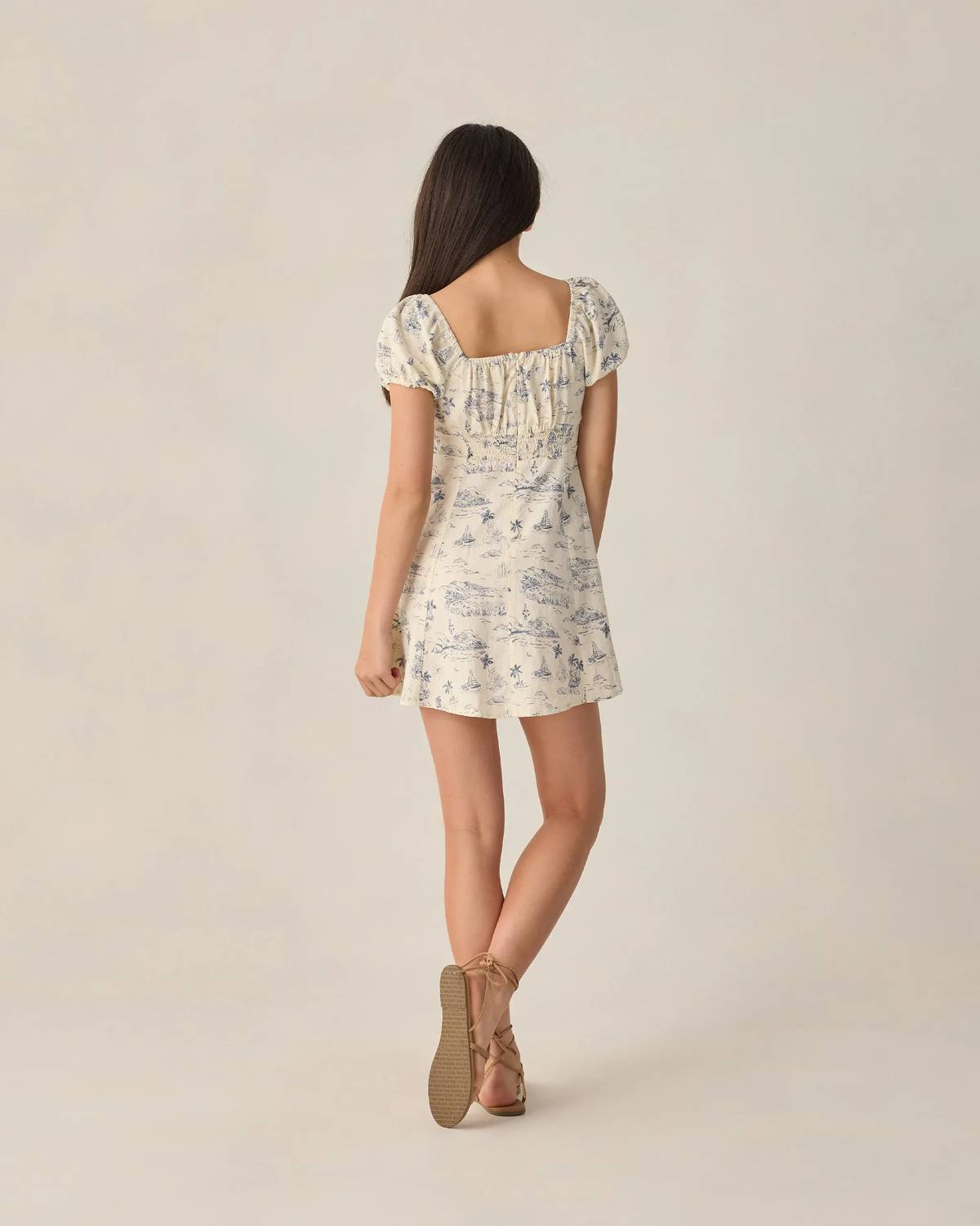 Rylee + Cru - Ivy Ocean Toile Dress