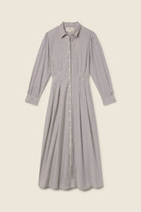 TROVATA Emmelie Dress in navy stripe - women's dress