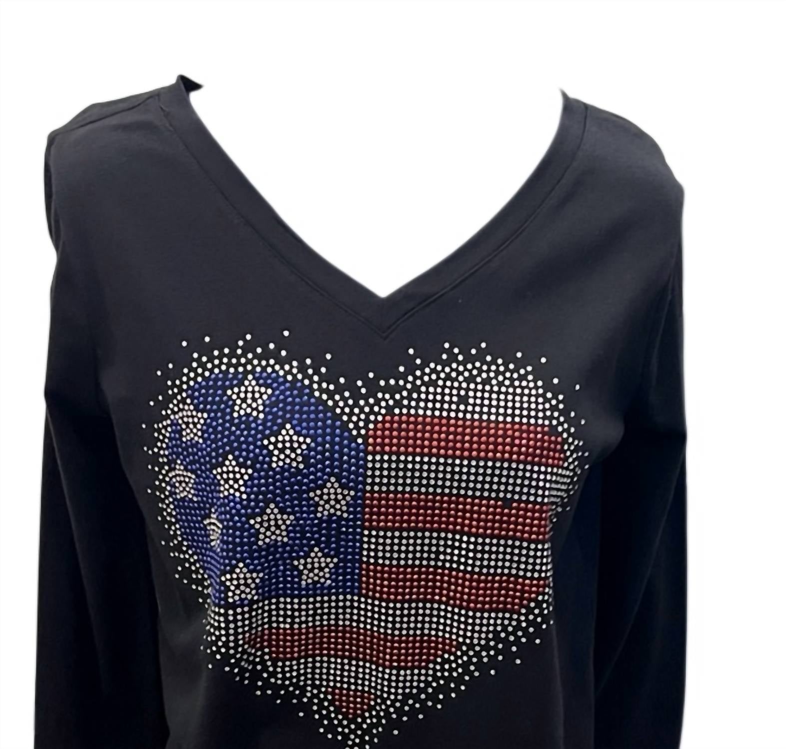 Lana Collection By Yossi - Women's Us Sparkle Heart Top