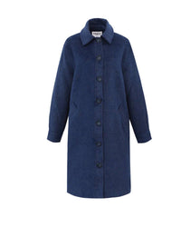 FRNCH Solar Coat in bleu marine - women's jacket - view 5