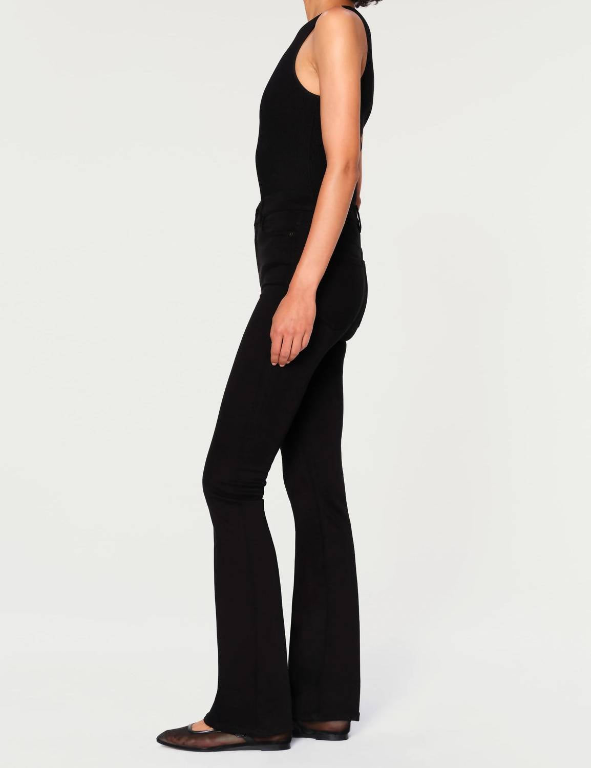 DL1961 - Women's Bridget Bootcut High Rise Jeans in hail - women's jeans - alternate view