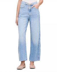 Dl1961 - Women'S - Taylor Aura Relaxed Barrel Ultra High Rise Drawstring Jeans