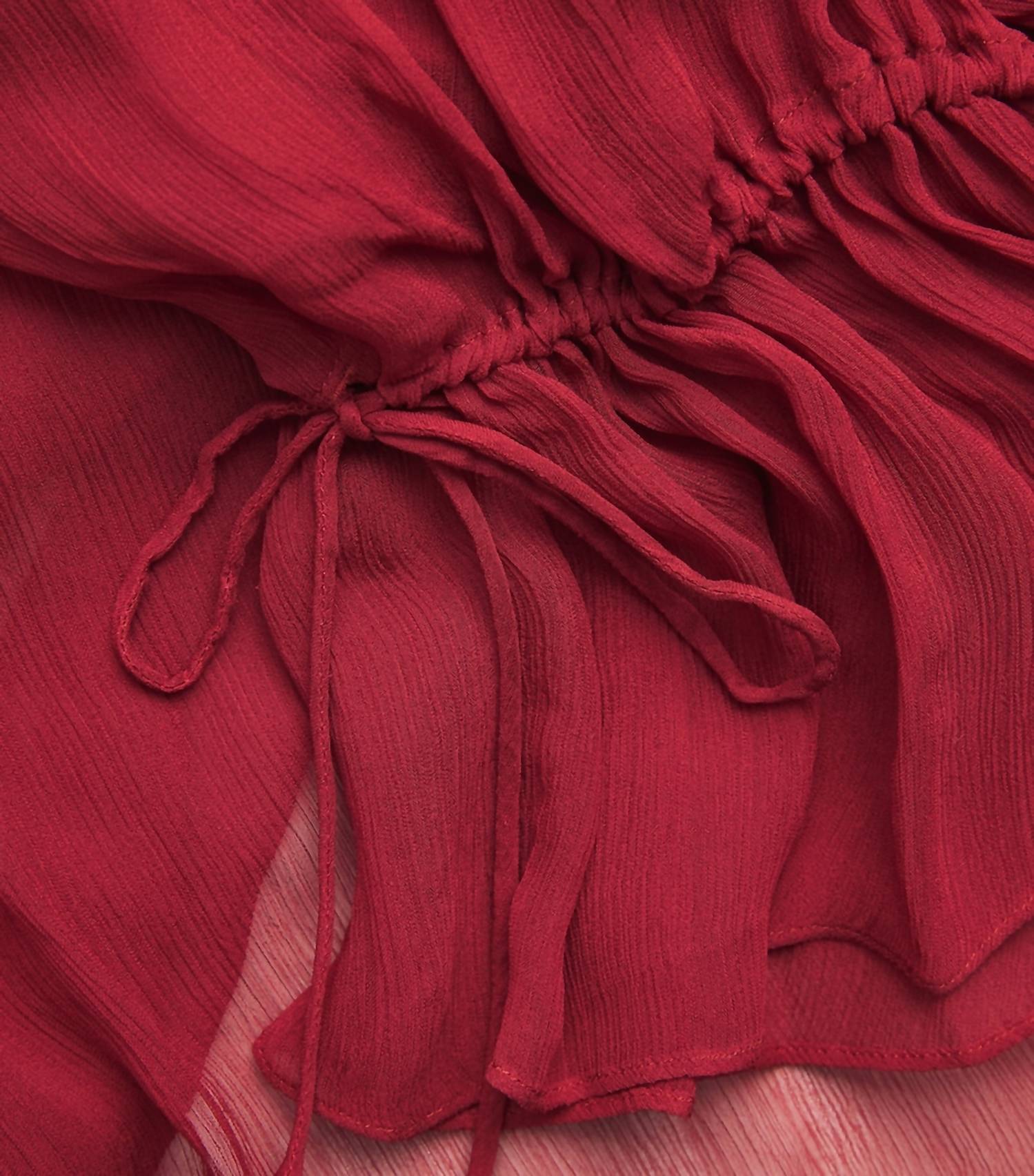 Staud - Chiffon Roux Mini Dress
