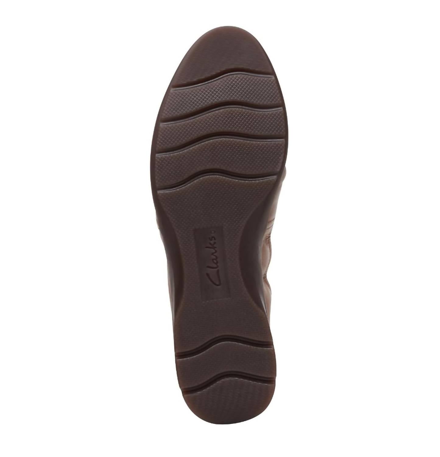 Clarks Women's Jenette Ruby Flats in praline leather - women's flats - view 7