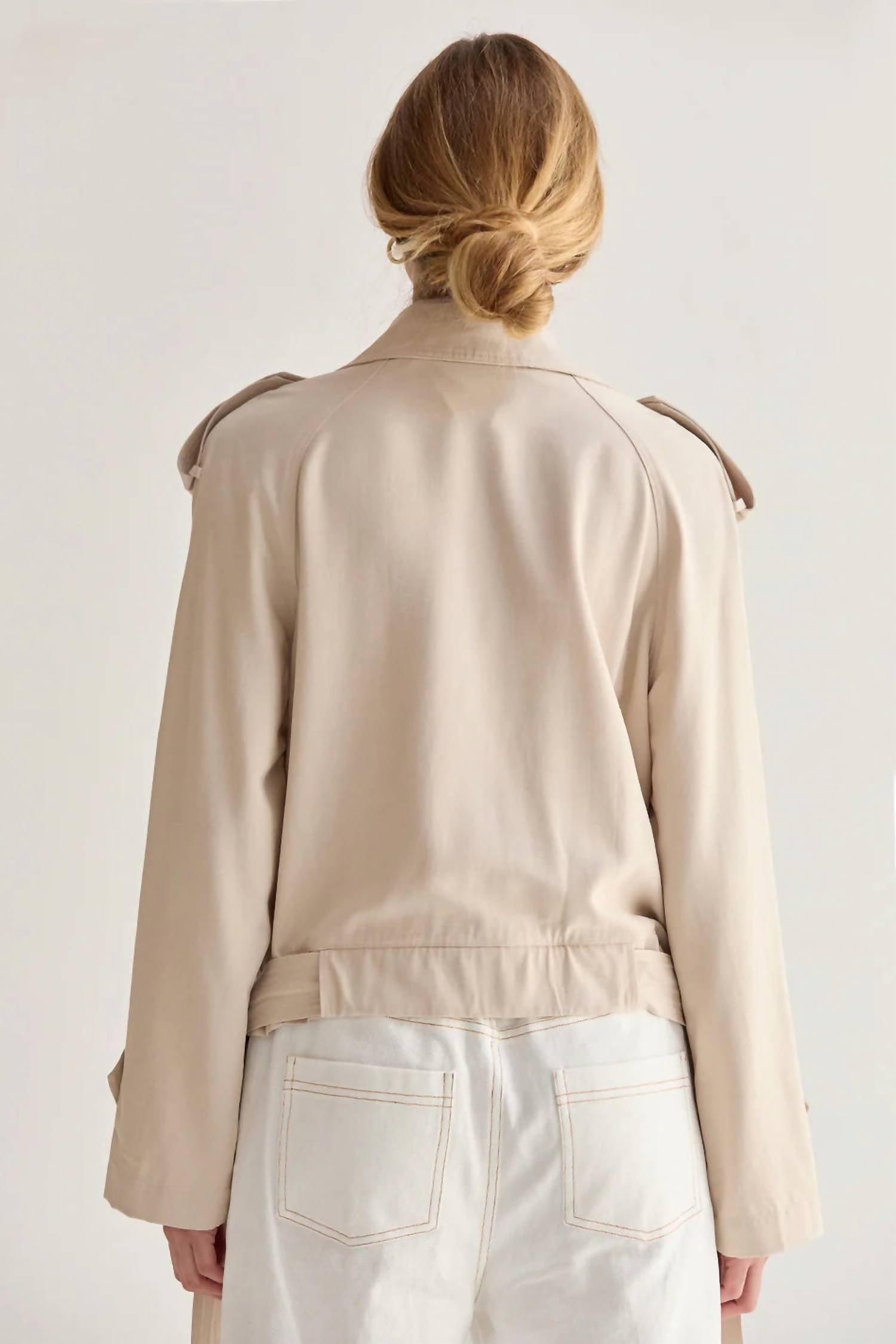 Crescent - Long Sleeve Trench Coat