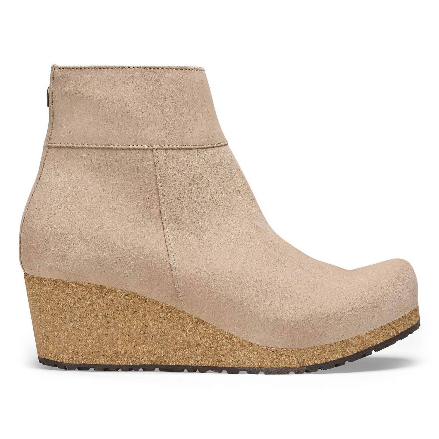 BIRKENSTOCK Women's Ebba Suede Bootie in warm sand - women's shoe