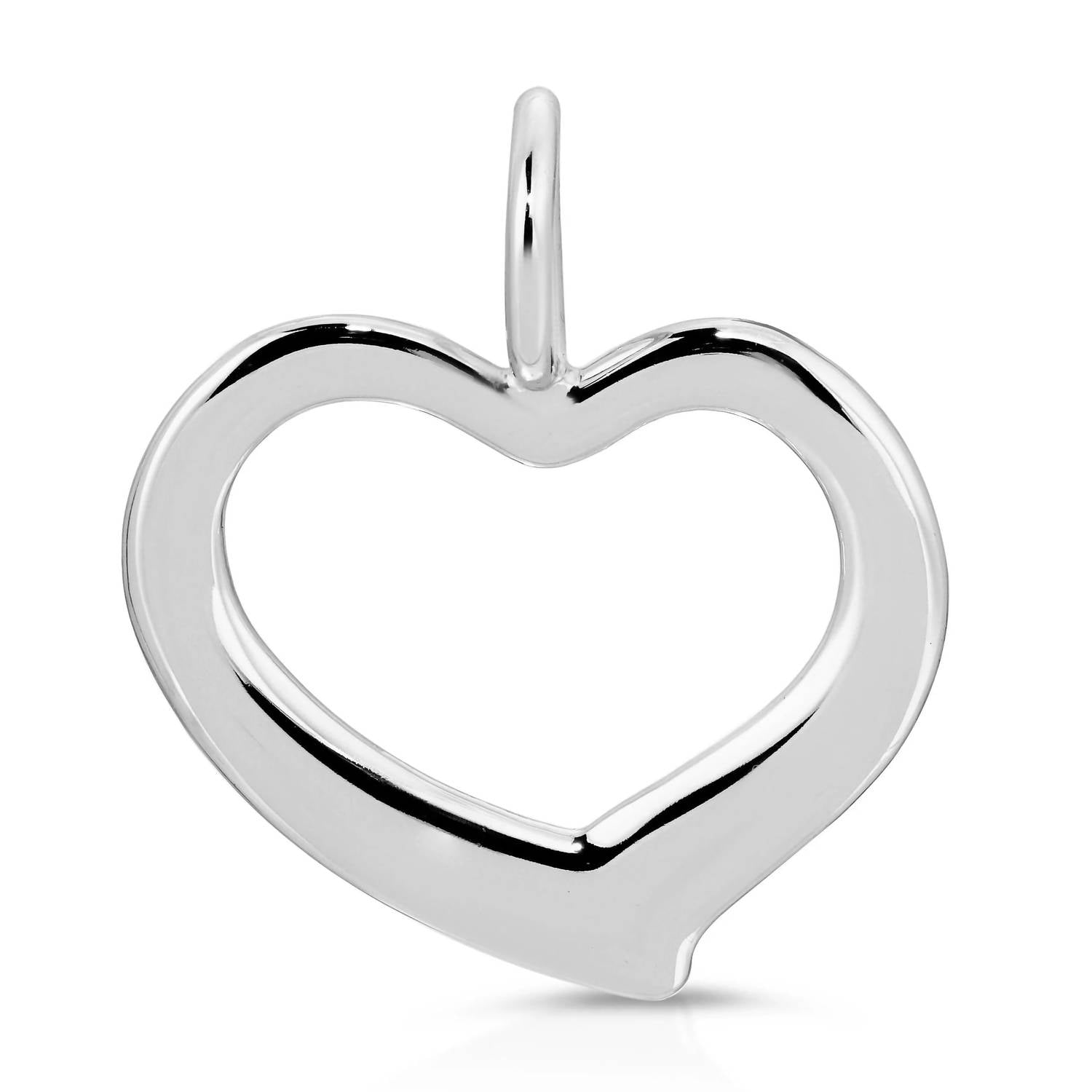 Eklexic - Women's Haley Open Heart Pendant
