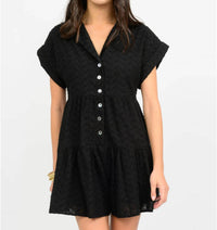 Ivy Jane - Eyelet Button Front Romper