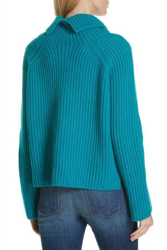 Lewit - Ribbed Cashmere Turtleneck Pullover Sweater