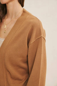 In February - Timeless Waffle Cardigan