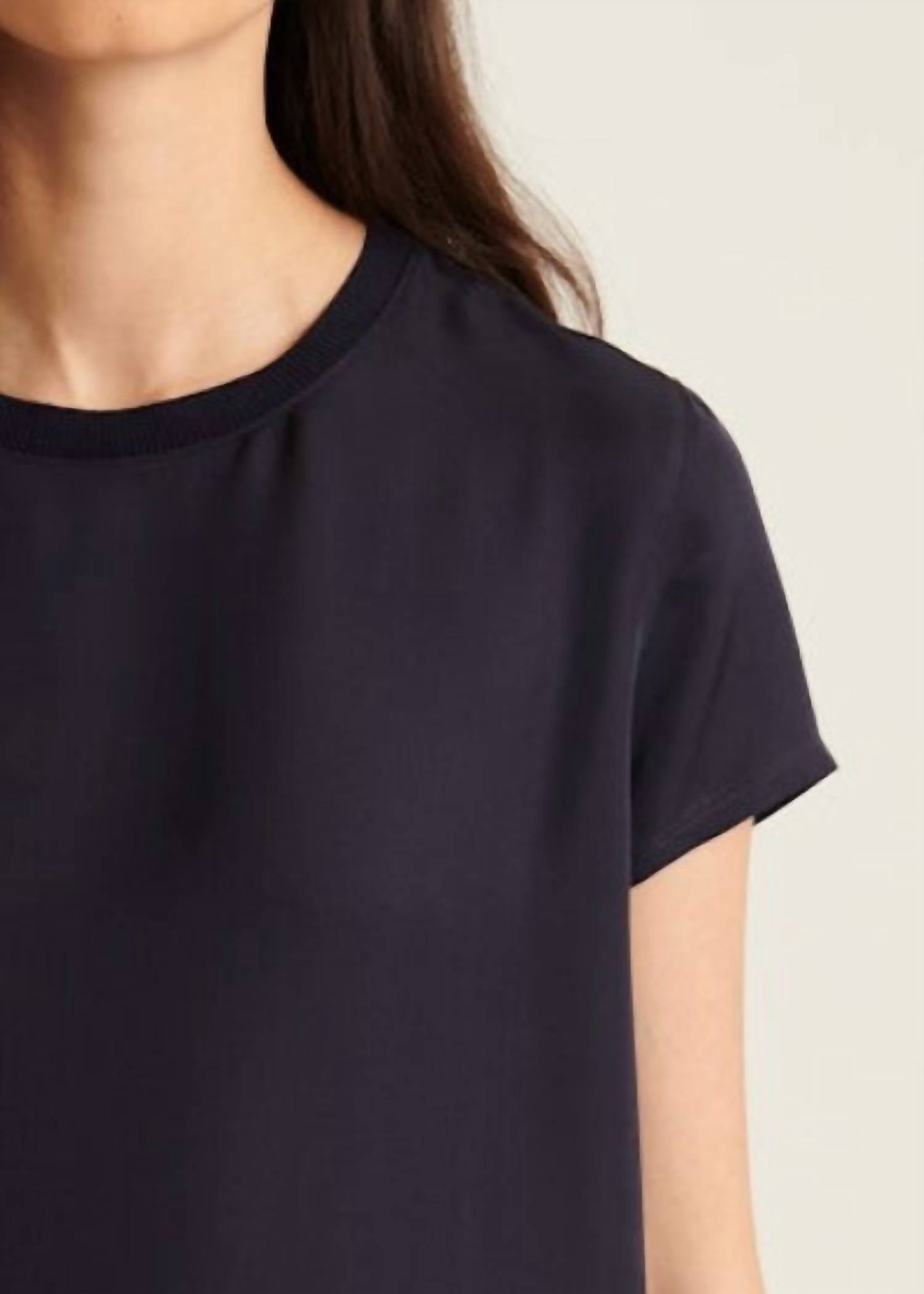 Patrick Assaraf - Silk Short Sleeve Tee