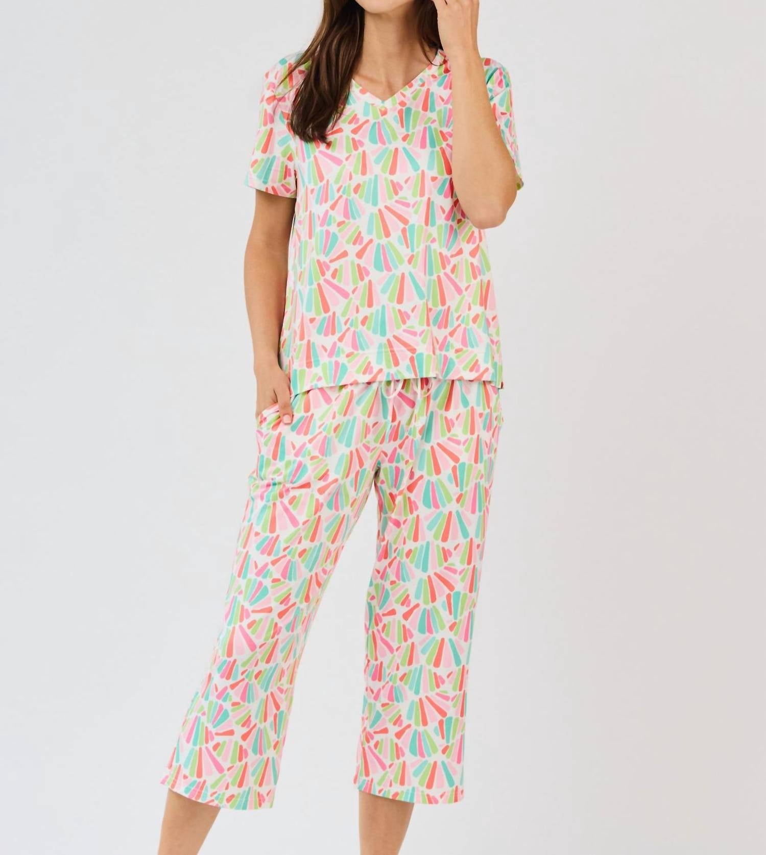 Mary Square - Cropped Pant Set