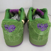 LoveKills Men's Purgers Fashion Skate Suede Sneakers in green purple - men's sneaker - view 7