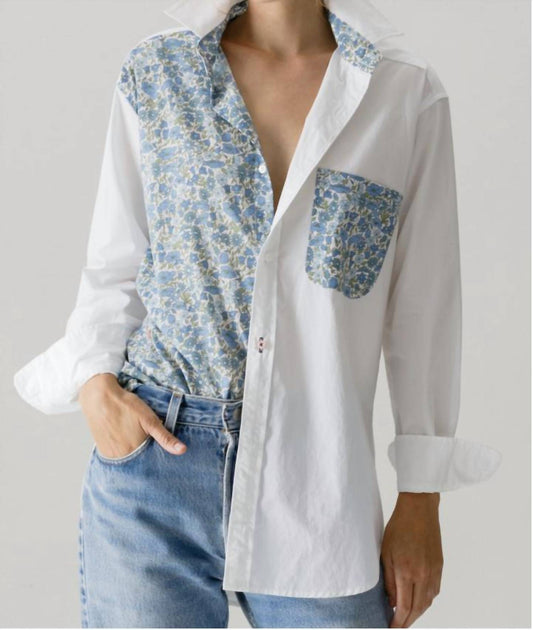 Cissa - Men's Color Block Shirt