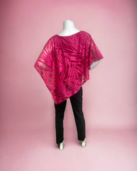 Michael Tyler - Short Sleeve Layered Flowy Tunic