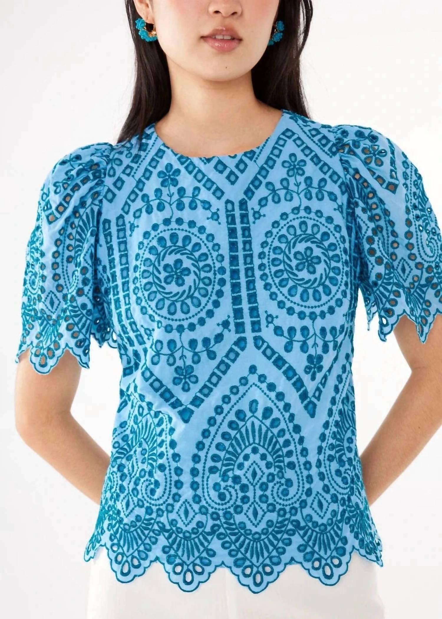 Abbey Glass - Marty Short Sleeve Top