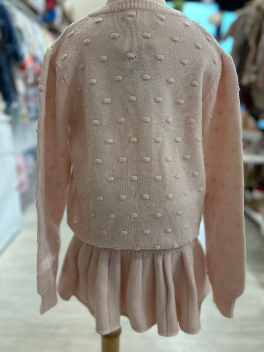 Mika & Milo - Girls Tennis Skirt And Cardigan Set