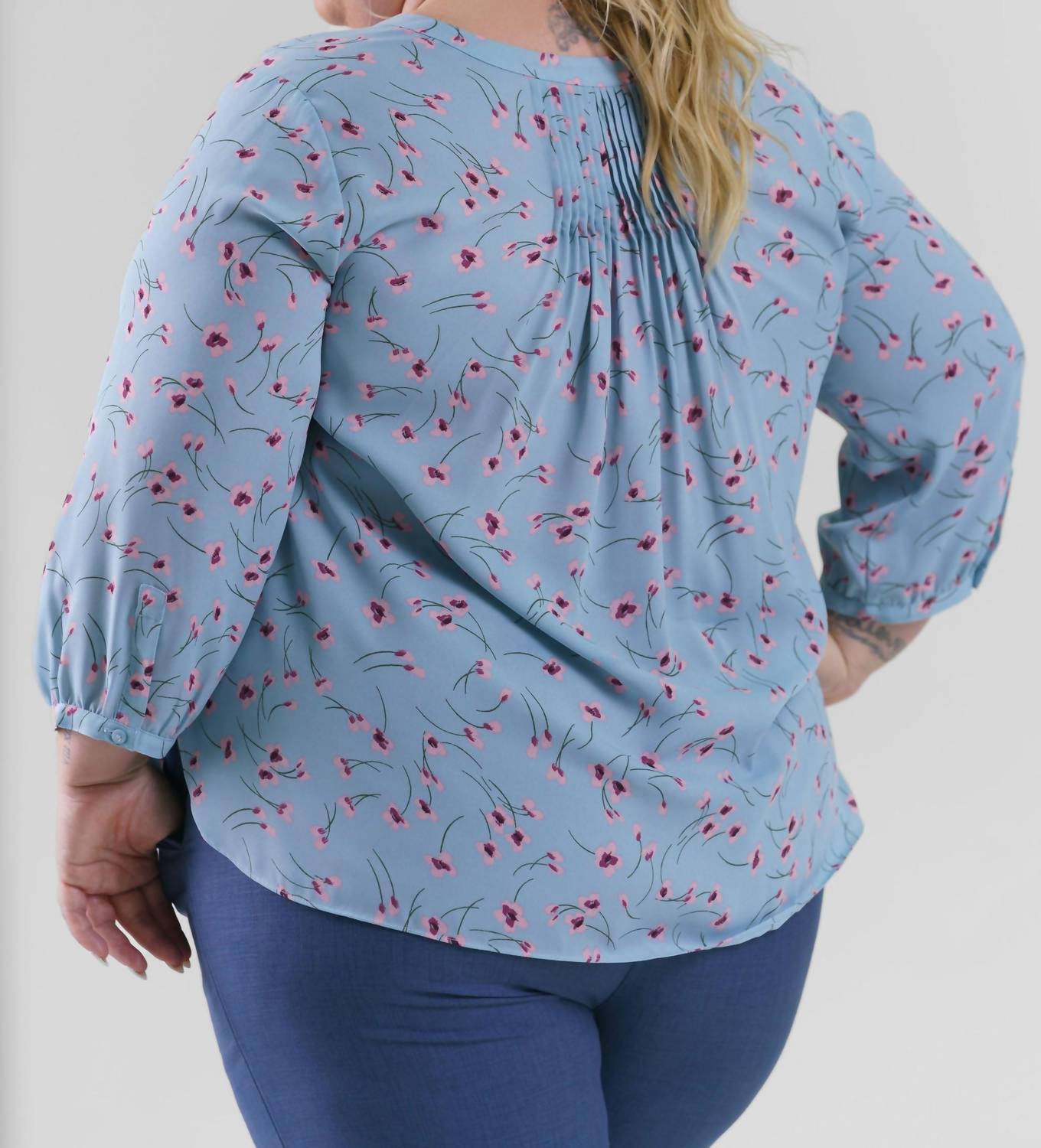 Nydj - Pintuck Button Dwon Blouse