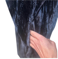 Paparazzi By Biz - Women's Crushed Velvet Slip Dress With Pockets