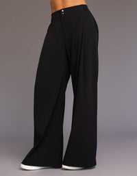 HEROINE SPORT Daja Wide-leg Performance Pants in black - women's pants - alternate view
