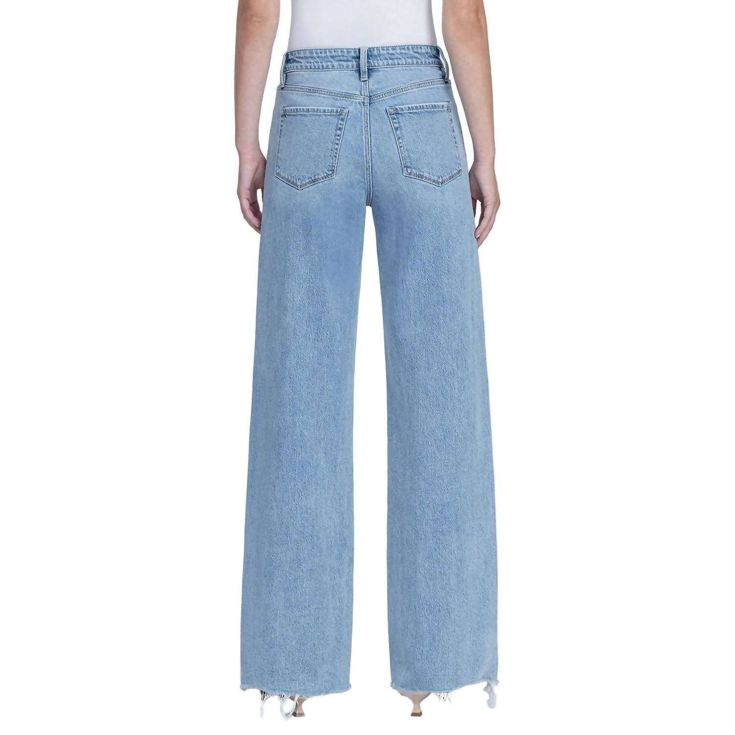 Flying Monkey - Seattle High Rise Raw Hem Jeans