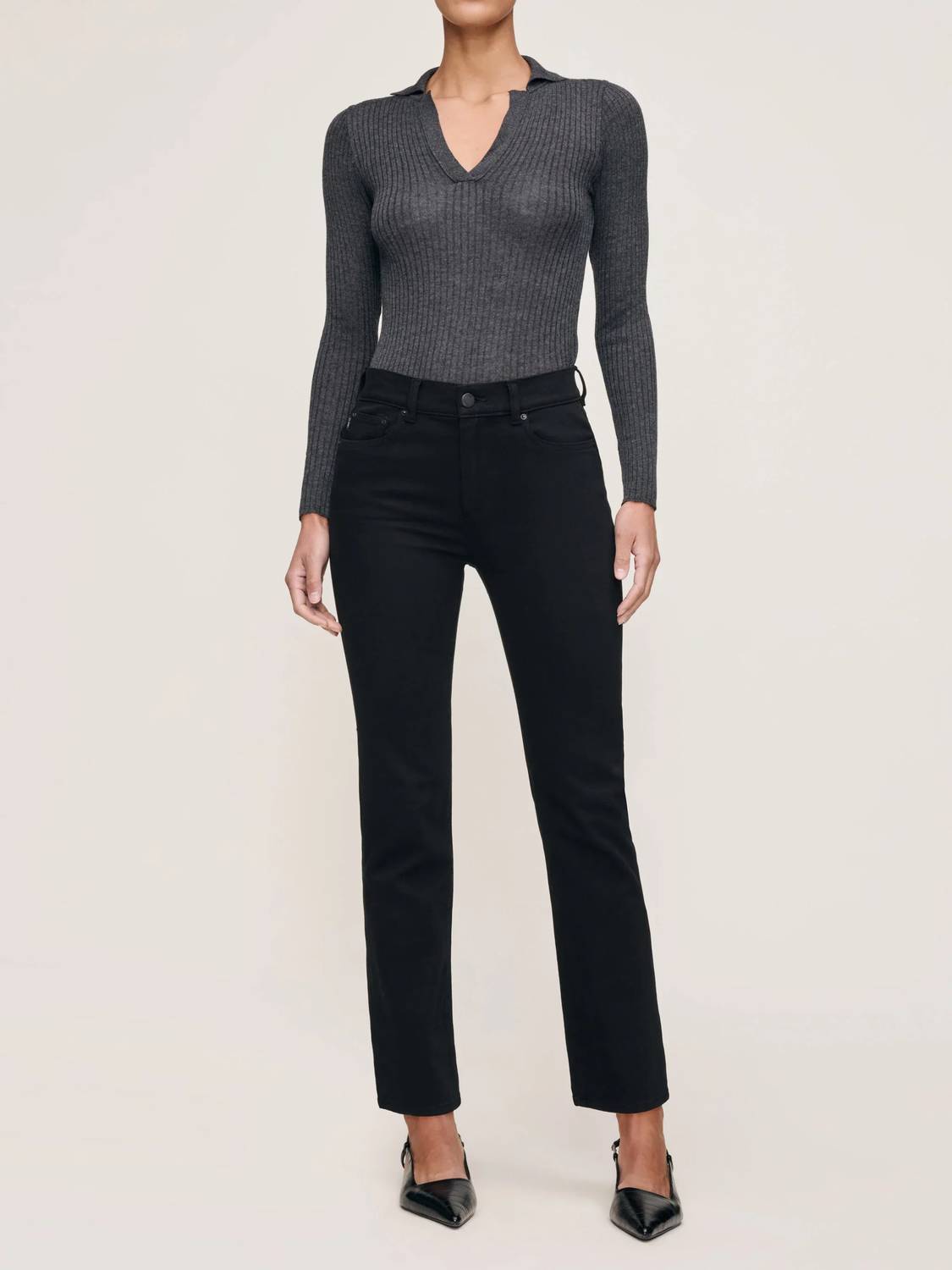 Dl1961 - Women'S - Mara Straight Mid Rise Instasculpt Ankle Jeans