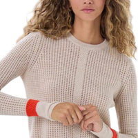 Autumn Cashmere - Mesh Shirttail Crew Top