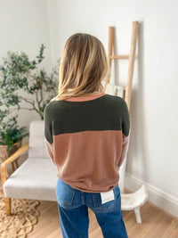 Lovely Melody - Keeley Corded Color Block Top
