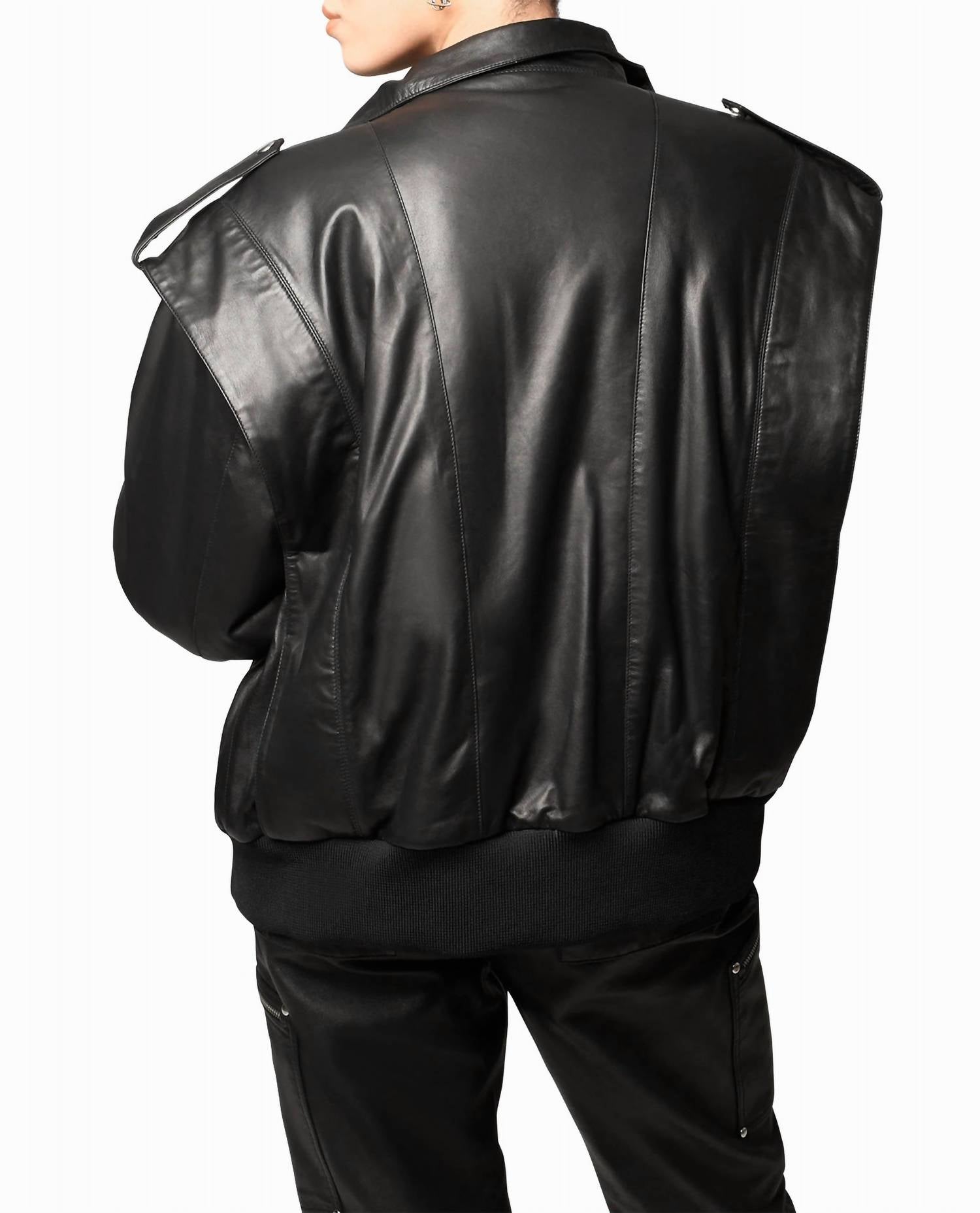 Nicole Miller - Leather Space Jacket