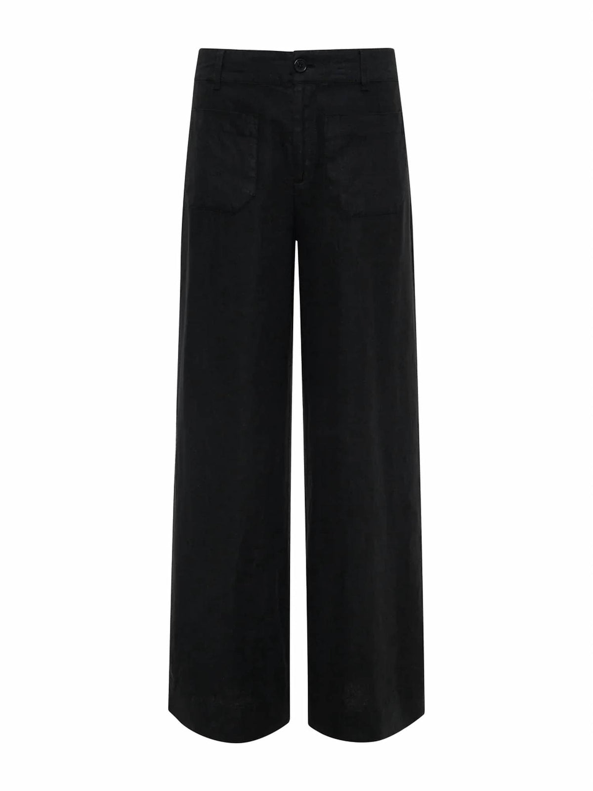 Sanctuary - Linen Marine Wide Leg Pants
