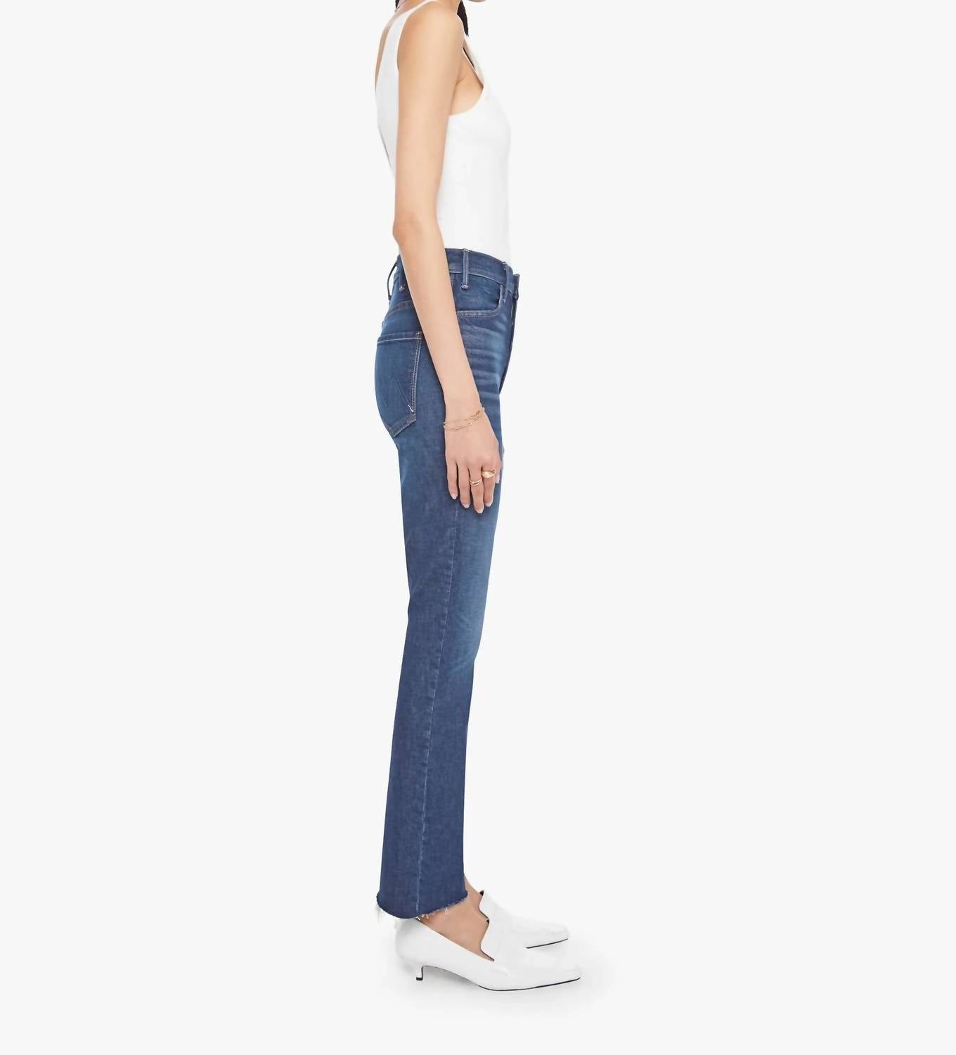 Mother - Hustler Flood Fray Jeans