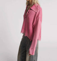 One Teaspoon - Rib College Pullover Sweater