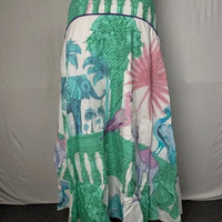Oopscool - Women’s Garden Printed Maxi Skirt