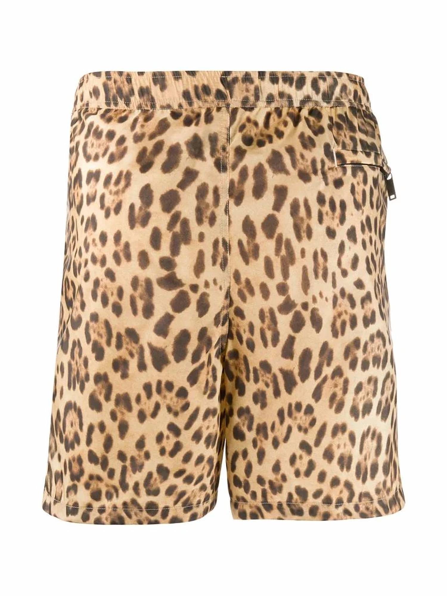 Valentino - Men's Leopard Print Swim Shorts
