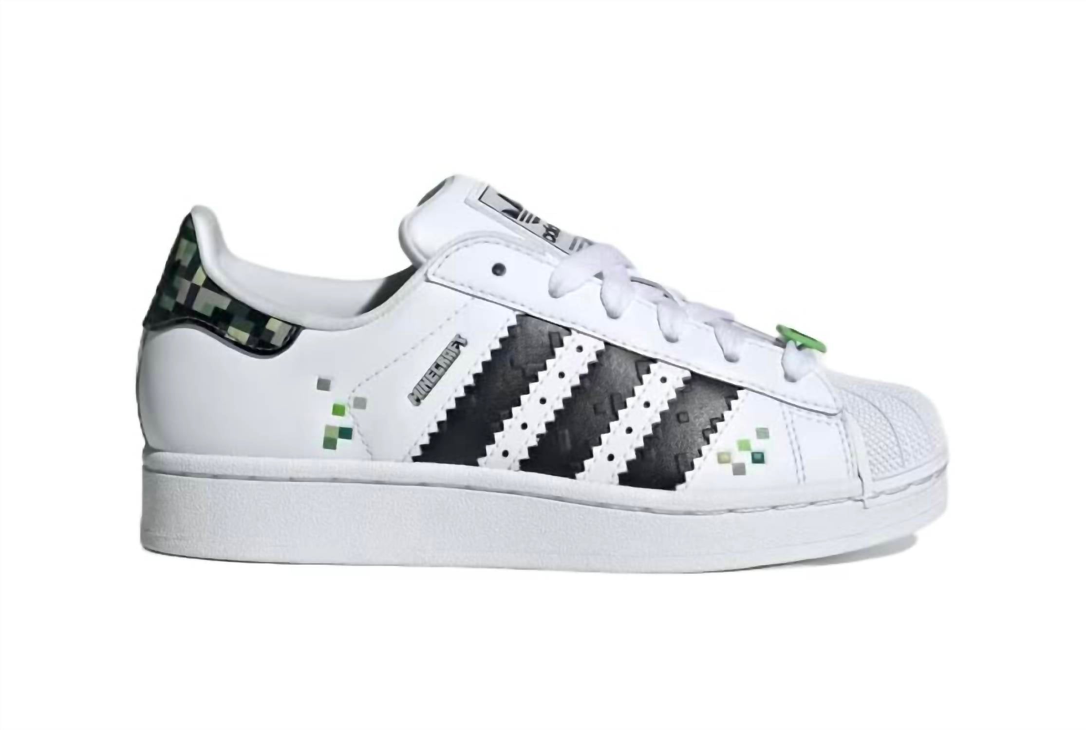 Adidas - Big Kids Superstar Ii X Minecraft Shoes