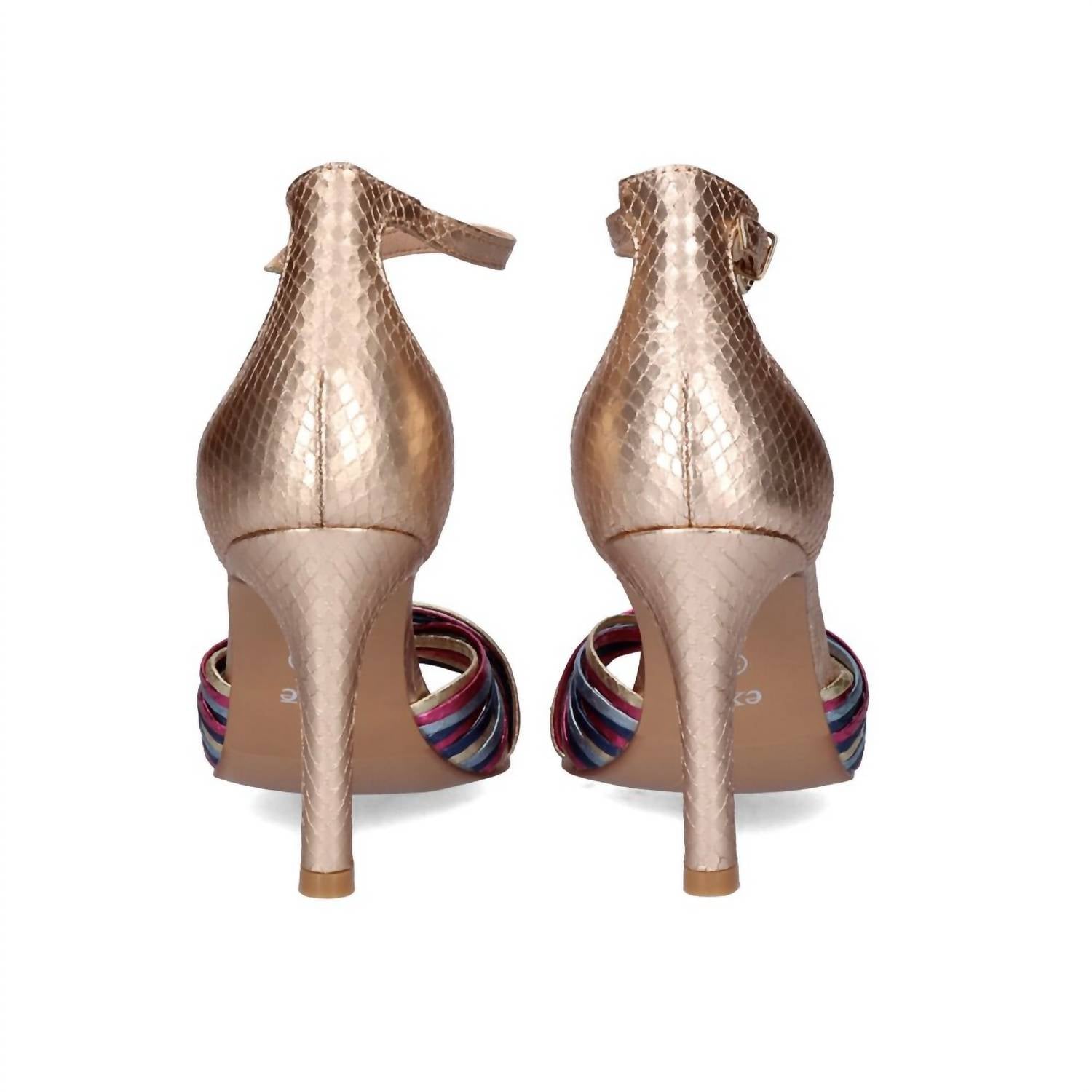 Exe - Women's Colored Heel Sandal