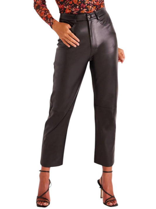 Minkpink - Leena Faux Leather Pants