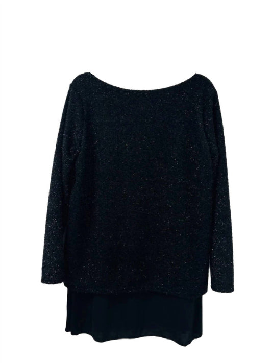 Cherish - Women's Silver Sparkle Tunic Top