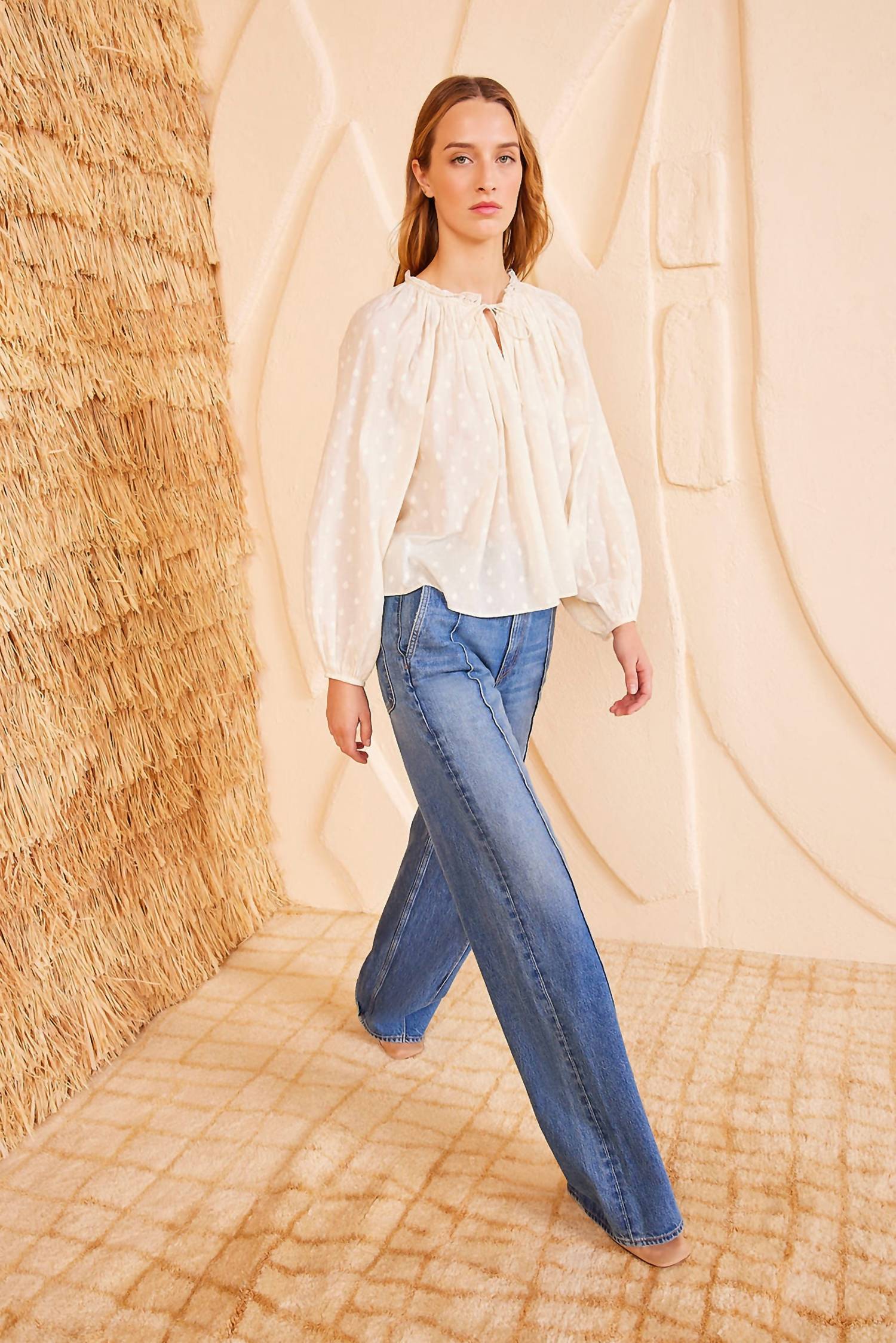 Ulla Johnson - Women's Ada Blouse Long Sleeve