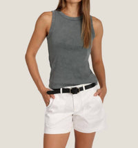 Dylan - Modern Rib Crew Tank